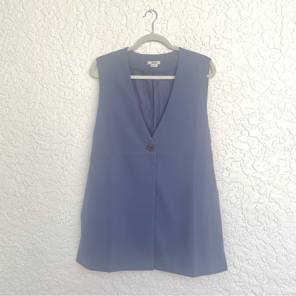 Jason Wu Single Button Vest With Back Detail